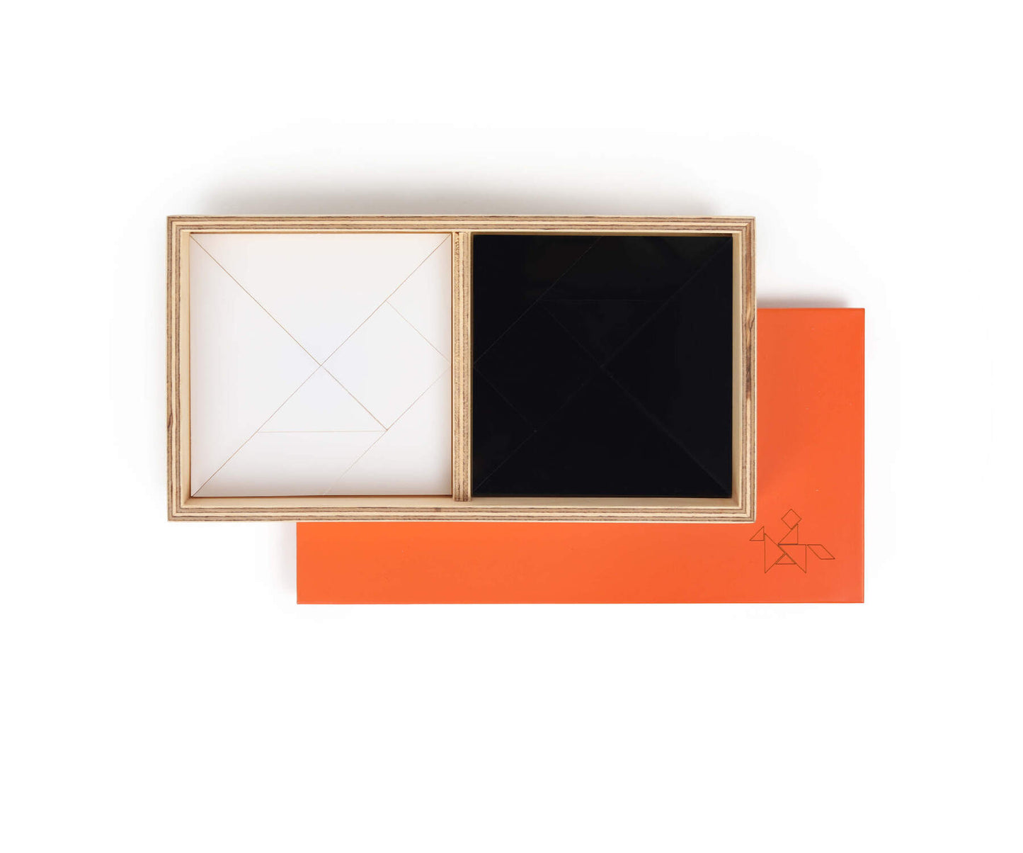 Buy Tangos Prisma Tangram Puzzle - 7 White and 7 Black Shapes - Taamaa