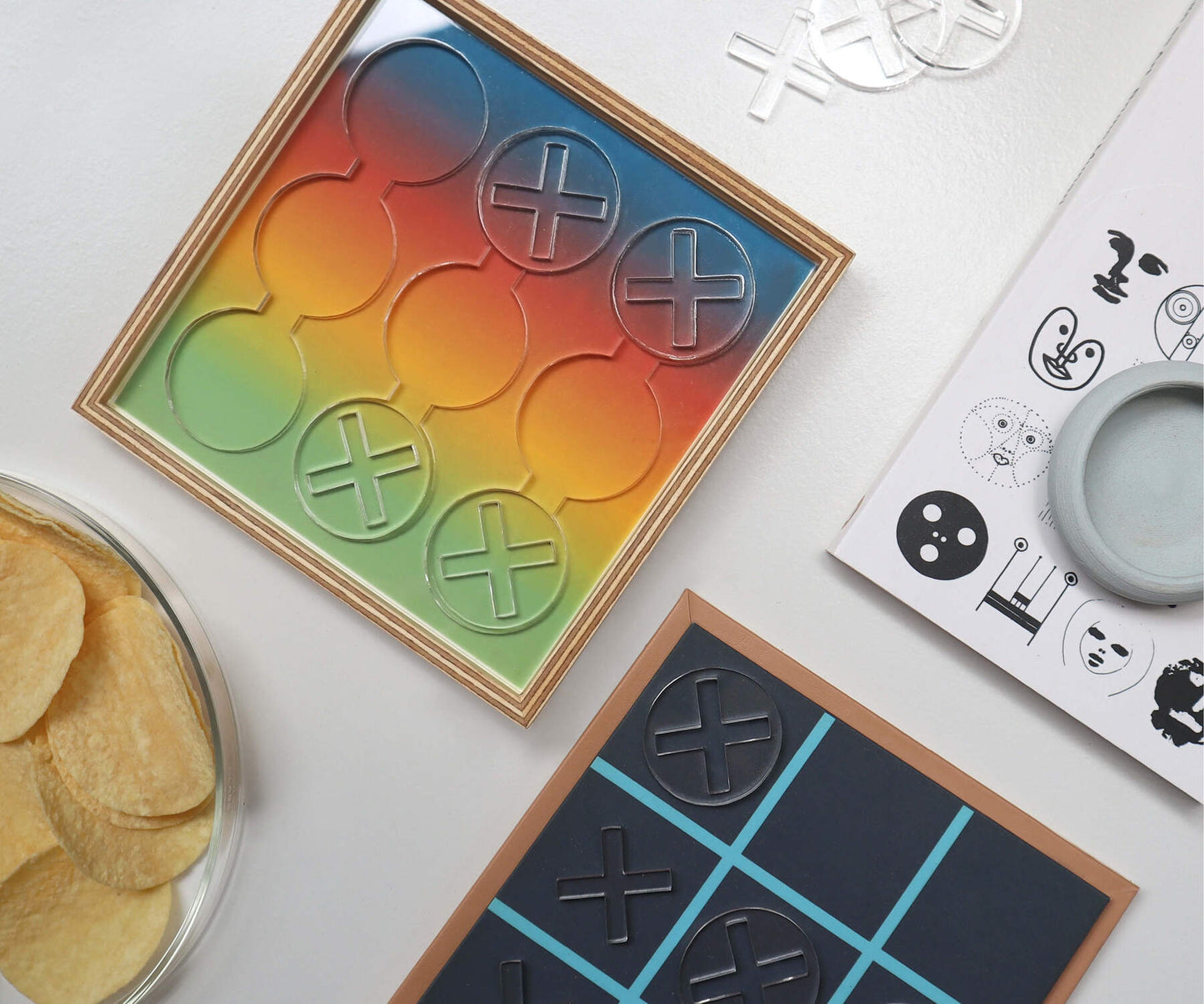 Buy Tic Tac Toe Prisma Board Game - Graphic Printed & Stylish Interior - Taamaa