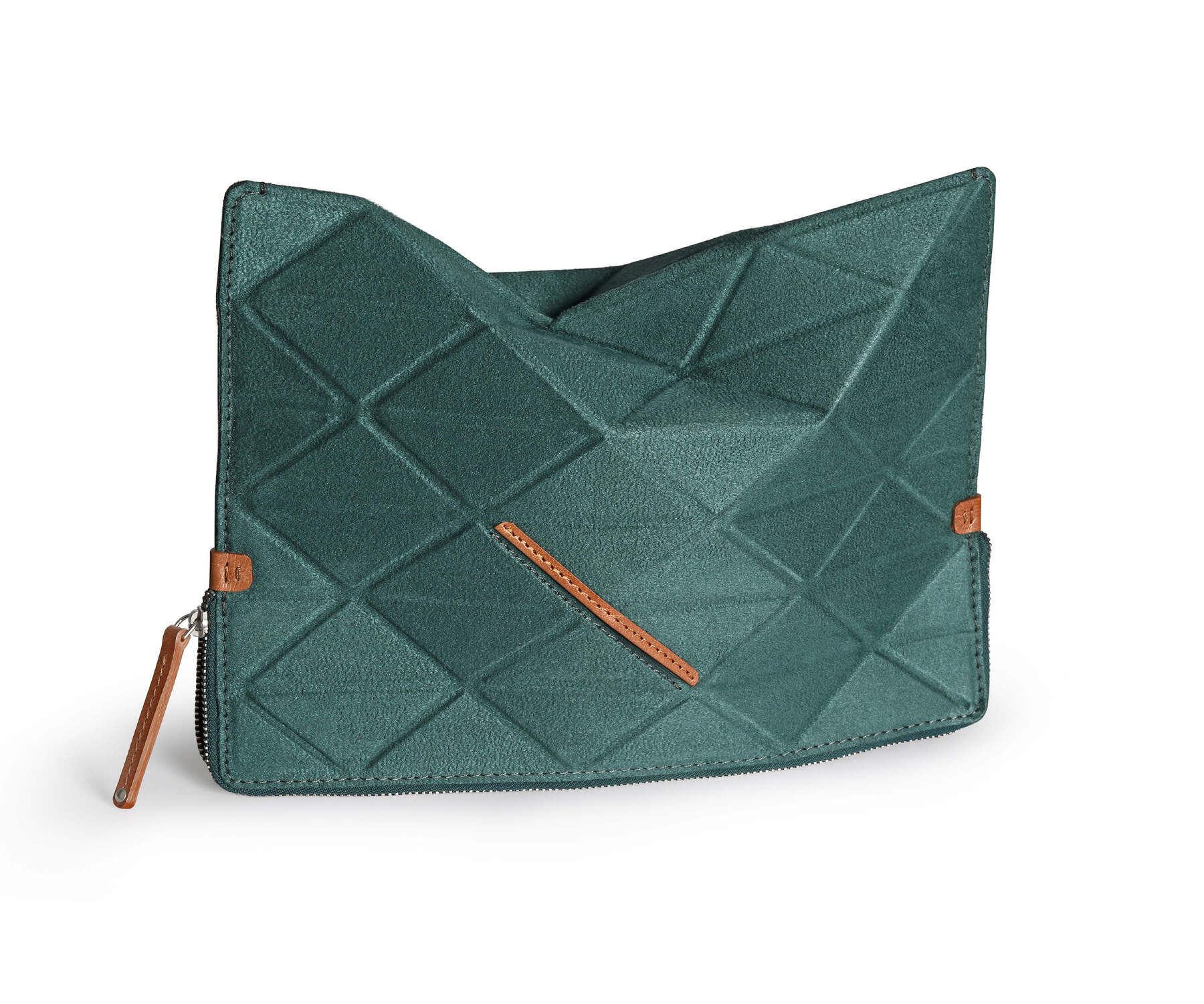 Buy Trigon Large Green Sleeve Bag - Triangular Module - Taamaa