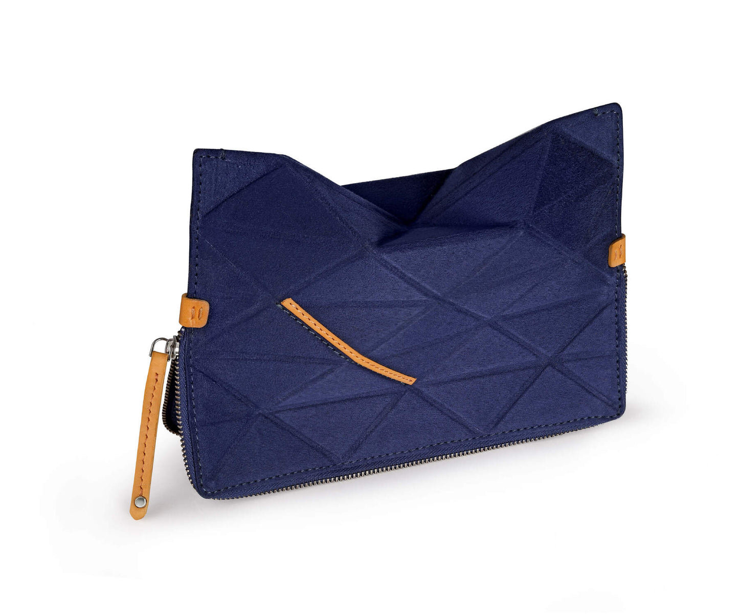 Blue Medium Trigon Sleeve Bag
