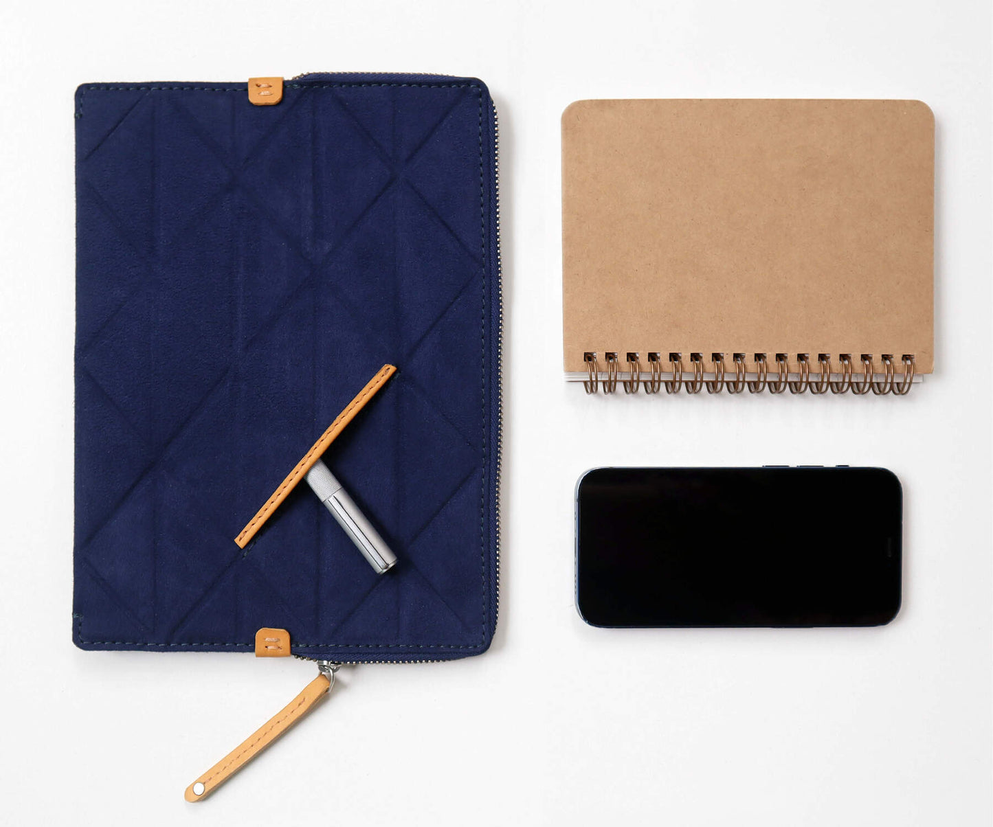 Blue Medium Trigon Sleeve Bag